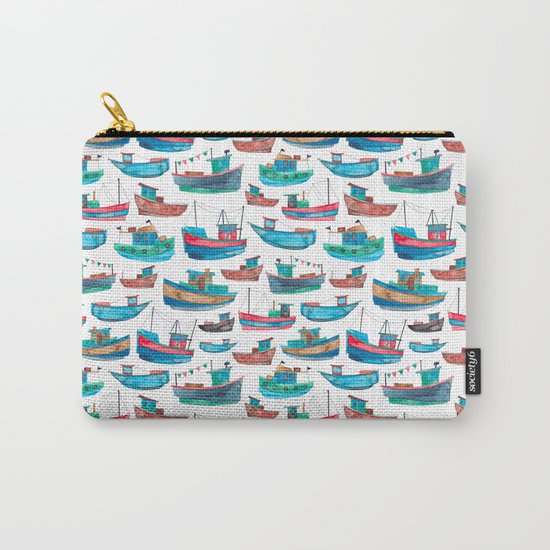 Fishing Boats Carry-All Pouch