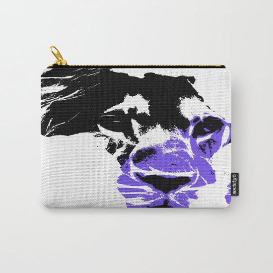 Africa Lion : Purple Carry-All Pouch