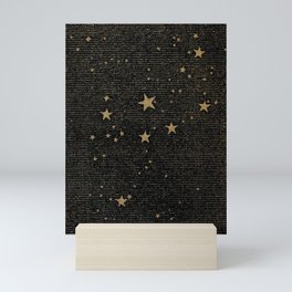 Paper Texture Stars Illustration from A high-school astronomy - Hiram Mattison - 1859 Mini Art Print