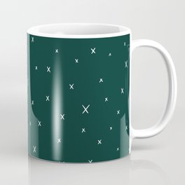 Minimal X's- Sansevieria Green Mug