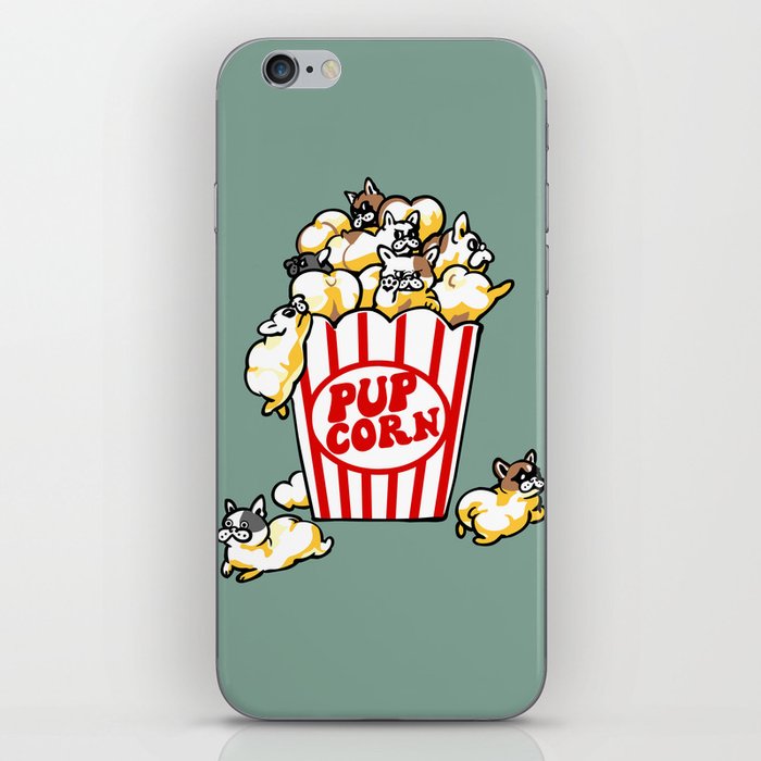 Popcorn Frenchie iPhone Skin
