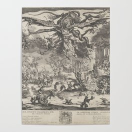 Jacques Callot - The Temptation Of Saint Anthony 1635 Poster