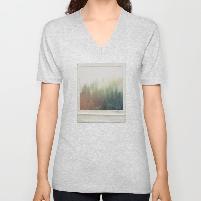 Forest V Neck T Shirt