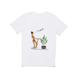 Rainbow Weed Babe - Higher Life T Shirt