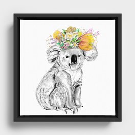 Koala • Animal Illustration | Art Print | Wall Art | Animal Art | Original Artwork Framed Canvas