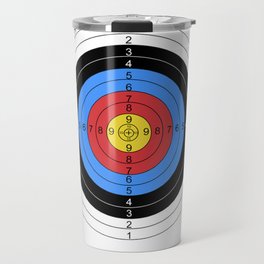 Archery and Gun Range Target Practice  Graphic Travel Mug