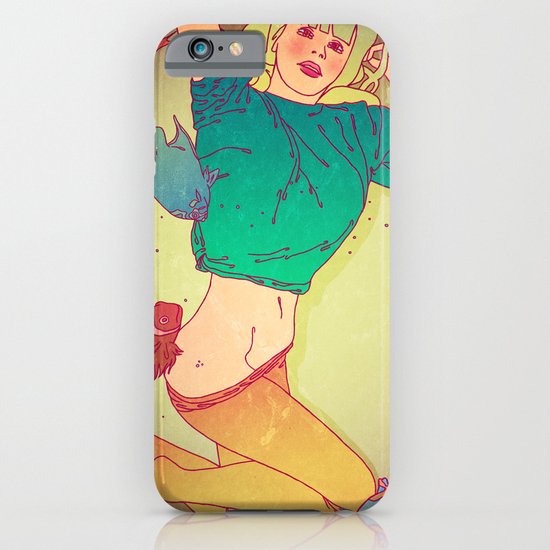 Blonde Girl iPhone & iPod Case