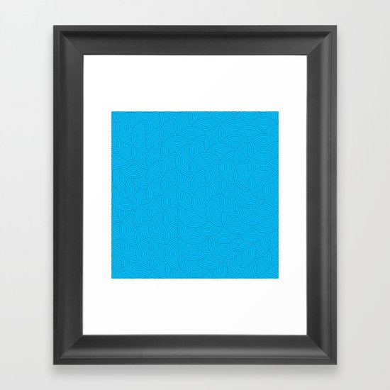 Dark Waves Framed Art Print