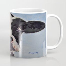 black and white cow Mug