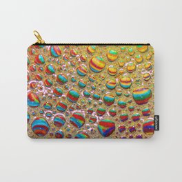 Rainbow Dewdrops Carry-All Pouch
