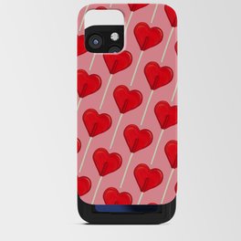 Heart Lollipop - Pink iPhone Card Case