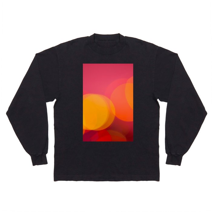 Red and Orange Long Sleeve T Shirt