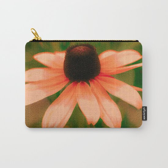 Vibrant Orange Coneflower Carry-All Pouch