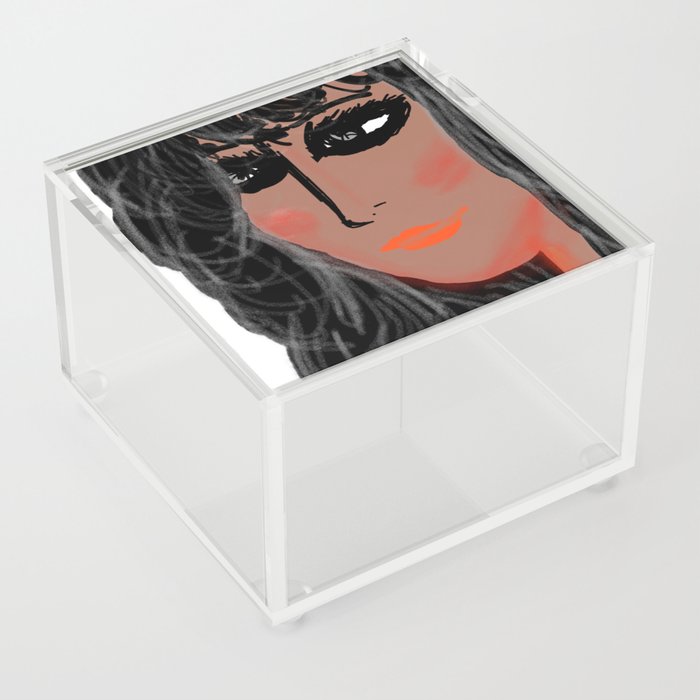 pretty girl Acrylic Box