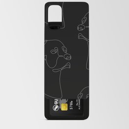 Black Rottweiler Android Card Case
