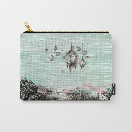 Blue Monster Carry-All Pouch