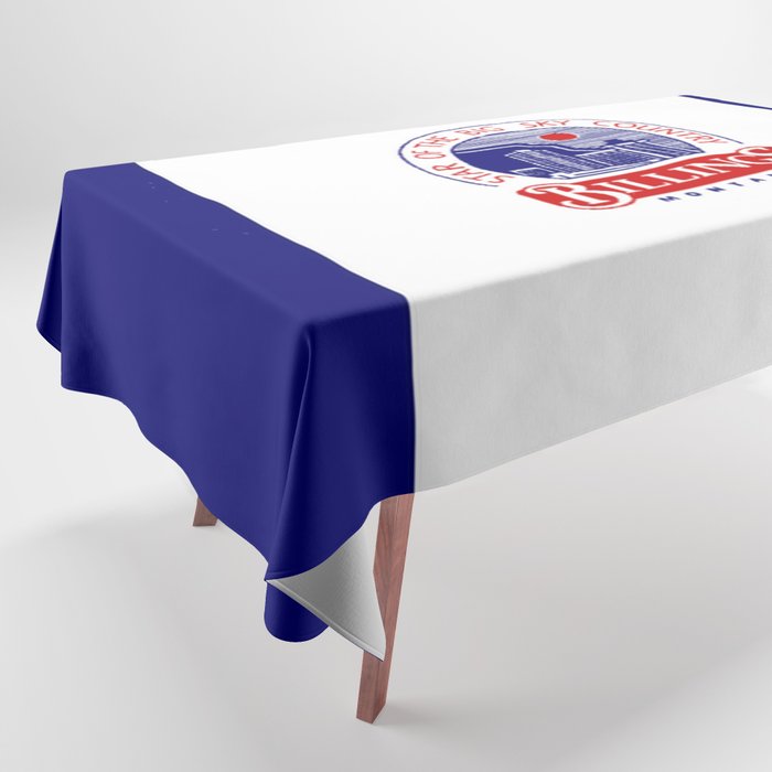 Flag of Billings, Montana Tablecloth
