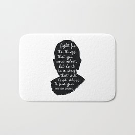 Ruth Bader Ginsburg Quote Bath Mat | Political, Motivational, Ginsburg, Mothersday, Famousquotes, Graphicdesign, Whentherearenine, Supremecourt, Notorious, Quote 
