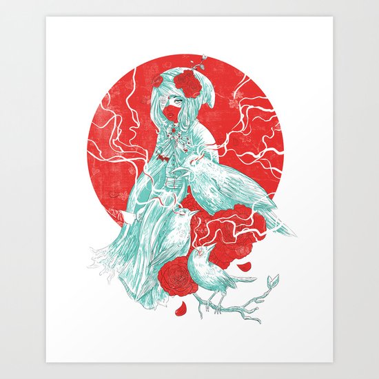 Nightingale Art Print