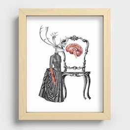 Brain Reflection Recessed Framed Print