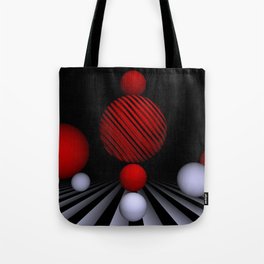 geometry and three colors -50- Tote Bag