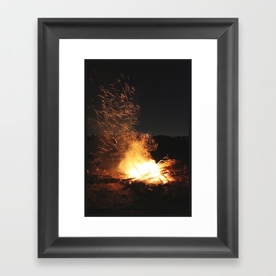 Fire Dance Framed Art Print