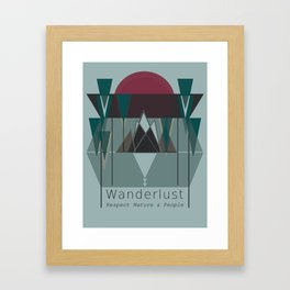 Wanderlust Framed Art Print