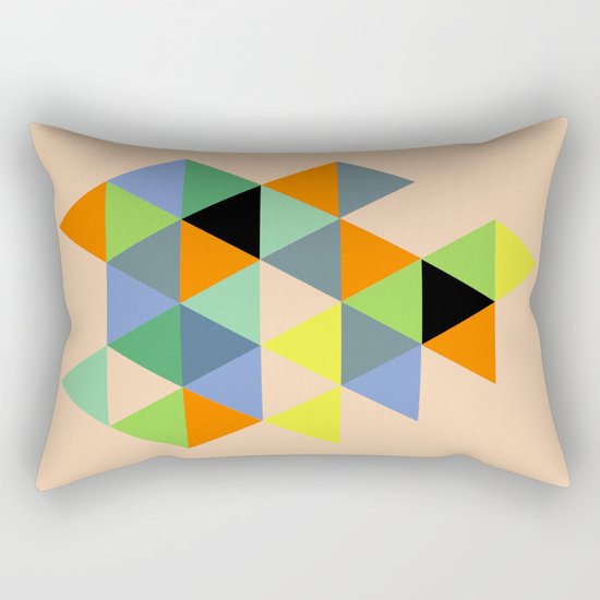 Abstract #693 Rectangular Pillow