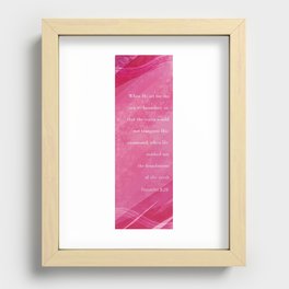 Aesthetic Bible Proverbs Recessed Framed Print