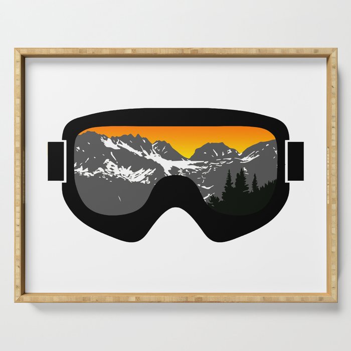Sunset Goggles 2 | Goggle Designs | DopeyArt Serving Tray