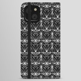 Magic Weave Pattern - White iPhone Wallet Case