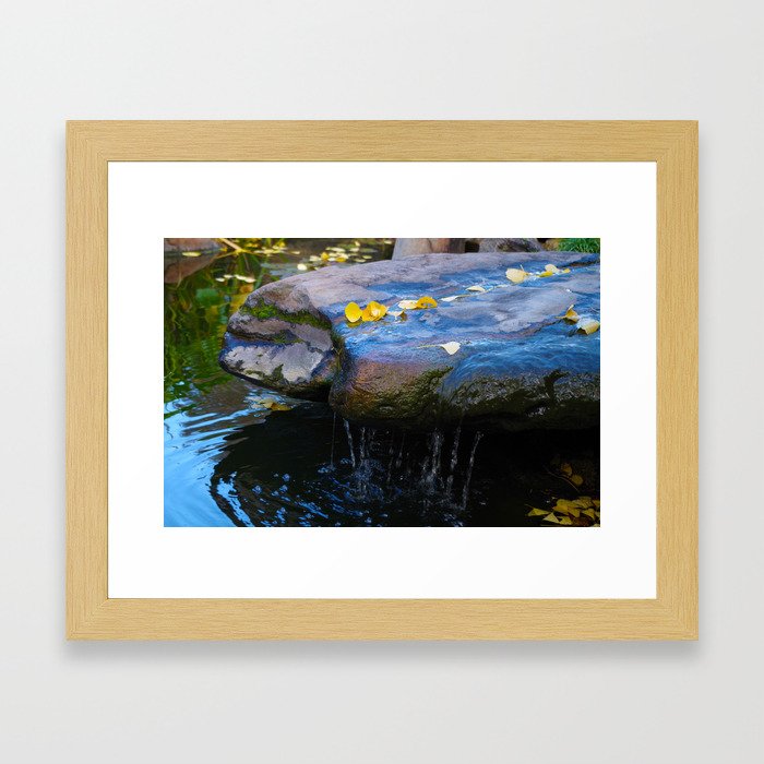 The Trickle of Life Framed Art Print