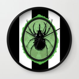 Juicy Beetle GREEN Wall Clock