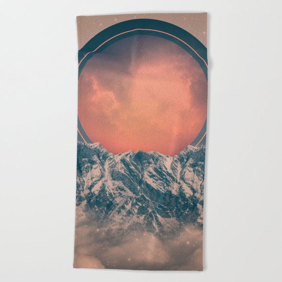Rise Again | Solar Eclipse Beach Towel