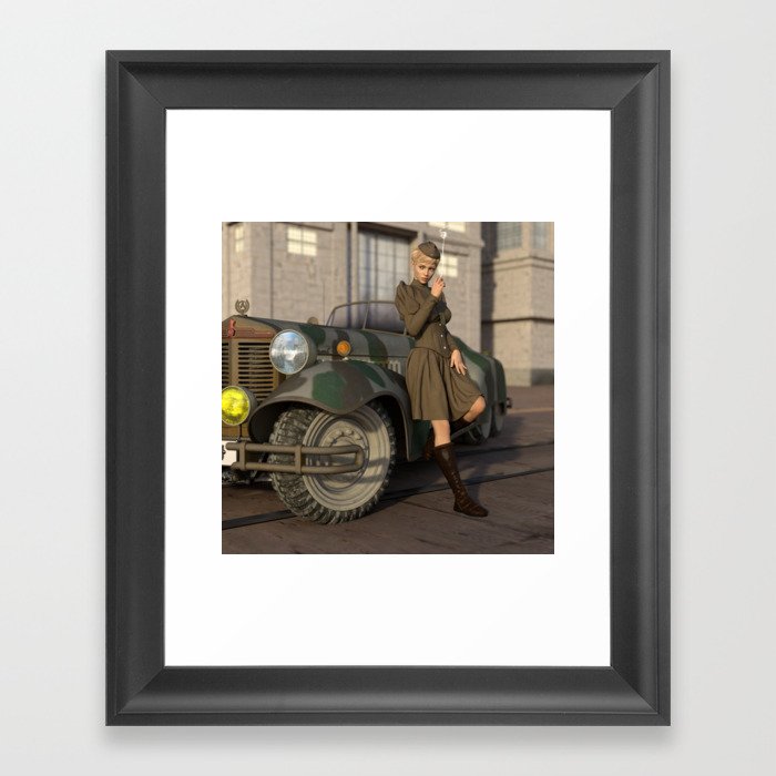 The General's Driver Framed Art Print