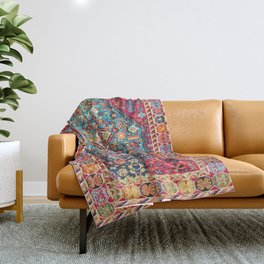 N131 - Heritage Oriental Vintage Traditional Moroccan Style Design Throw Blanket | Graphicdesign, Retro, Alhambra, Scandinavian, Hippie, Handmade, Traditional, Boho, Oriental, Ottoman 