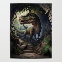 A Jurassic Excursion The Dinosaur's Arrival Poster