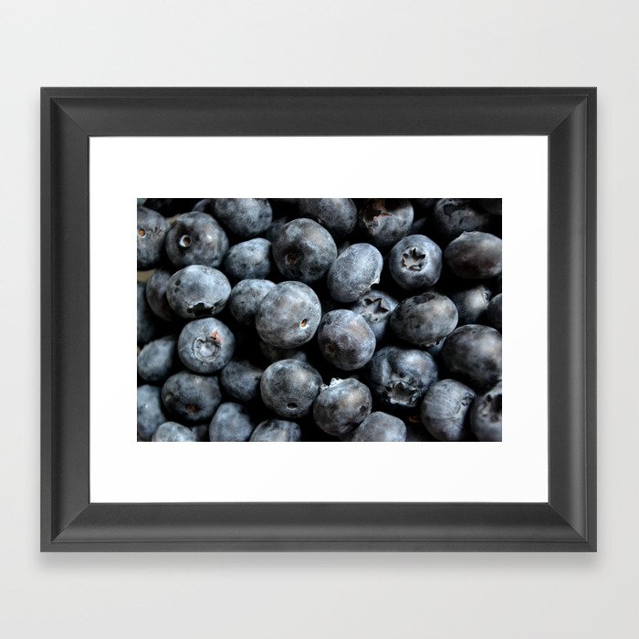Blueberry Framed Art Print