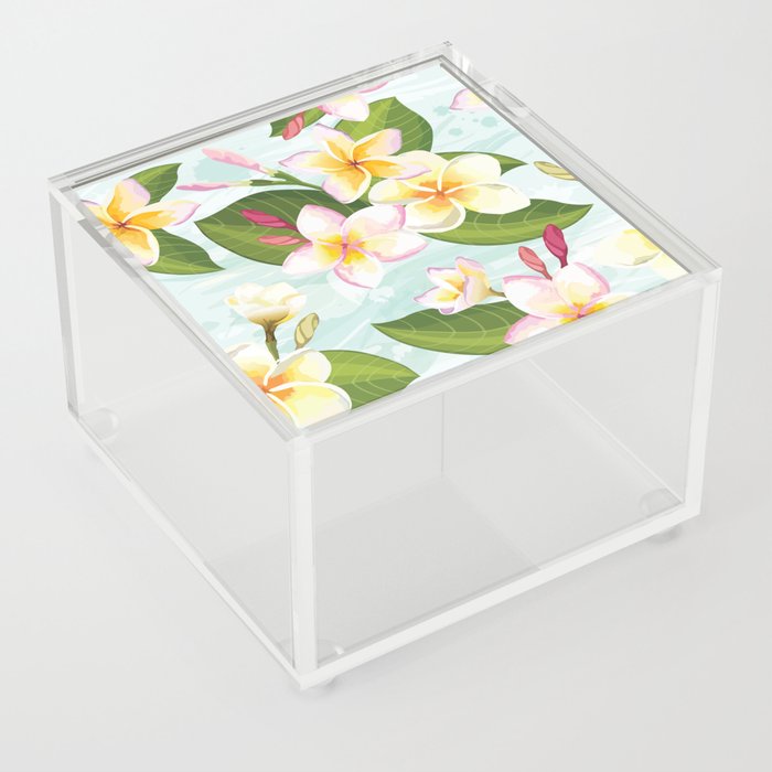 Plumeria Grace Acrylic Box