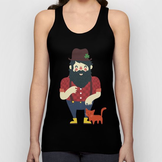 Beard & Kitten Unisex Tank Top