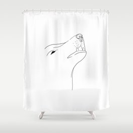 Wolf - LBC Shower Curtain