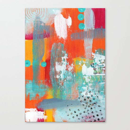 Colorful Chaos Canvas Print