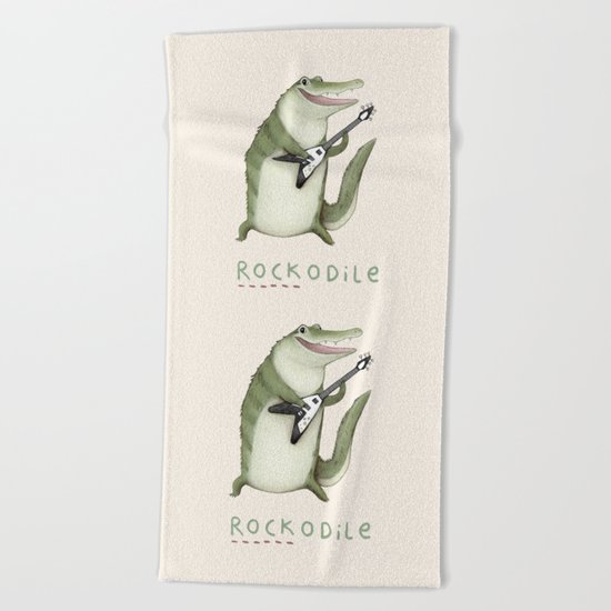 Rockodile Beach Towel