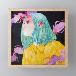 Oni girl Framed Mini Art Print