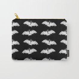 Skeletal Bat - inverted Carry-All Pouch