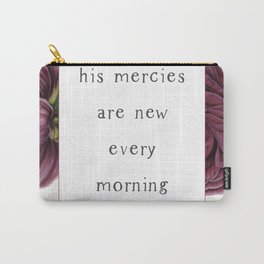 HIS Mercies, vintage floral Carry-All Pouch