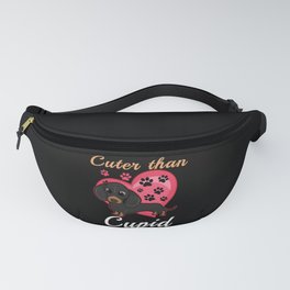Dog Animal Hearts Day Cuter Cupid Valentines Day Fanny Pack