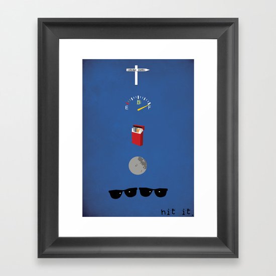 Blues Brothers - 106 Miles Framed Art Print