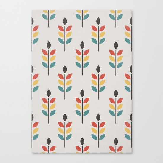 Leaf Pattern Canvas Print