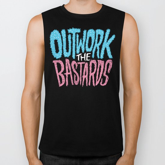 Outwork the Bastards Biker Tank